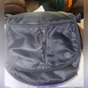 lululemon athletica Black Messenger Bag